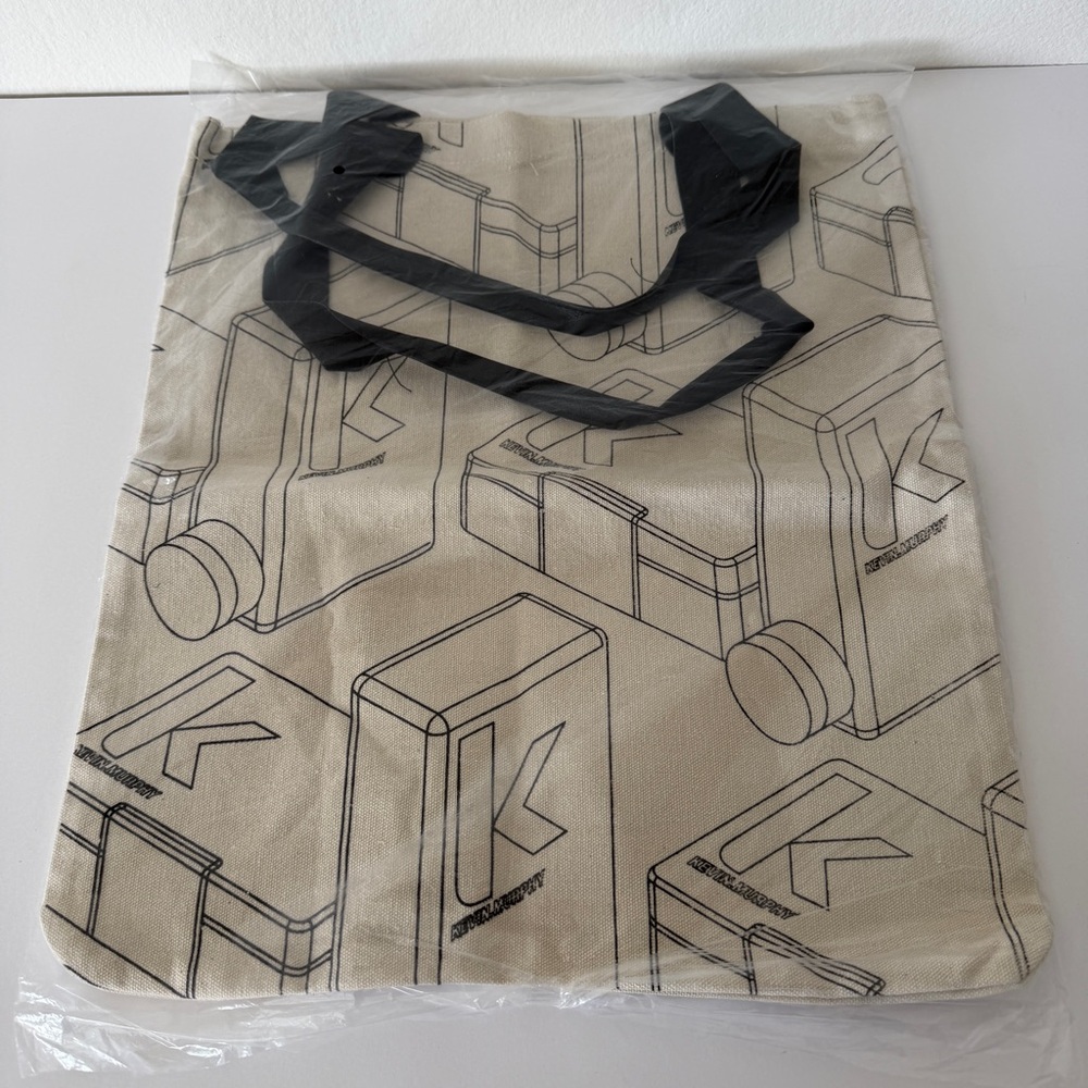 Kevin.Murphy graphic canvas tote bag, NEW CONDITION